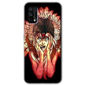 Realme 7 Pro Kurt Kız Baskılı Uyumlu Silikon Kılıf