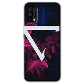 Realme 7 Pro Mekanik Yaprak Baskılı Uyumlu Silikon Kılıf