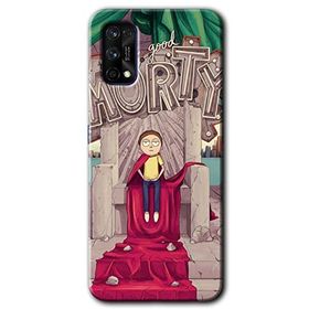 Realme 7 Pro Morty Baskılı Uyumlu Silikon Kılıf