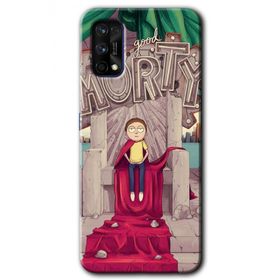 Realme 7 Pro Morty Baskılı Uyumlu Silikon Kılıf