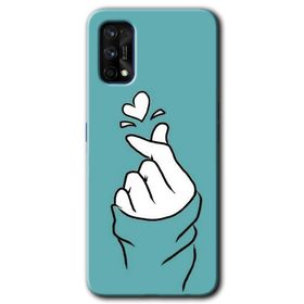Realme 7 Pro Mutluluk Baskılı Uyumlu Silikon Kılıf