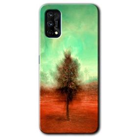 Realme 7 Pro Outlines Paint Baskılı Uyumlu Silikon Kılıf