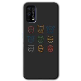 Realme 7 Pro Polygon Graident 3 Baskılı Uyumlu Silikon Kılıf