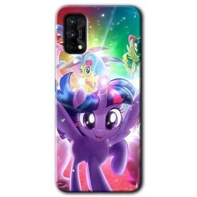 Realme 7 Pro Pony Baskılı Uyumlu Silikon Kılıf