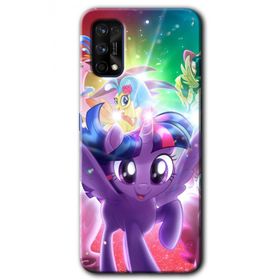Realme 7 Pro Pony Baskılı Uyumlu Silikon Kılıf