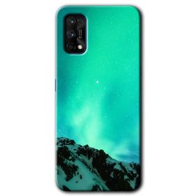Realme 7 Pro Portakal Çiçeği Baskılı Uyumlu Silikon Kılıf