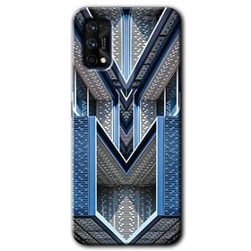Realme 7 Pro Retro Building Baskılı Uyumlu Silikon Kılıf