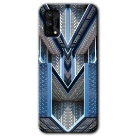 Realme 7 Pro Retro Building Baskılı Uyumlu Silikon Kılıf