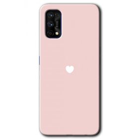 Realme 7 Pro Sade Kalp Baskılı Uyumlu Silikon Kılıf
