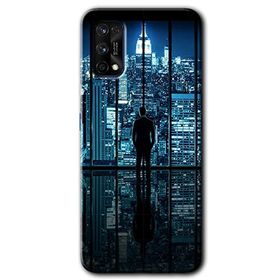 Realme 7 Pro Şehir Manzarası Baskılı Uyumlu Silikon Kılıf