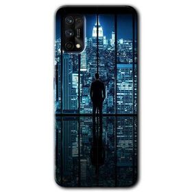 Realme 7 Pro Şehir Manzarası Baskılı Uyumlu Silikon Kılıf