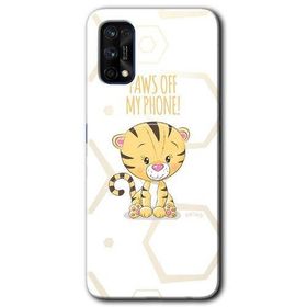 Realme 7 Pro Sevimli Kedi 1 Baskılı Uyumlu Silikon Kılıf