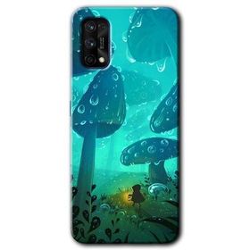 Realme 7 Pro Silhoutte Dropss Baskılı Uyumlu Silikon Kılıf