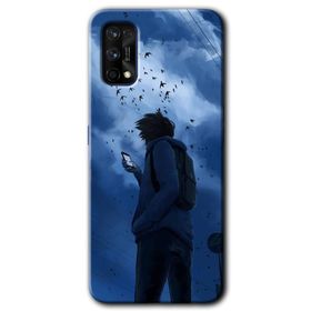 Realme 7 Pro Sonbahar Yalnızlığı Baskılı Uyumlu Silikon Kılıf
