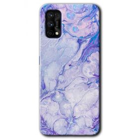 Realme 7 Pro Spots Lilac Baskılı Uyumlu Silikon Kılıf