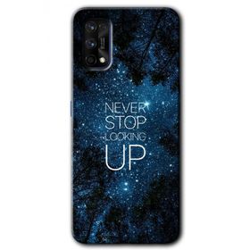 Realme 7 Pro Stars Wallpaper Baskılı Uyumlu Silikon Kılıf