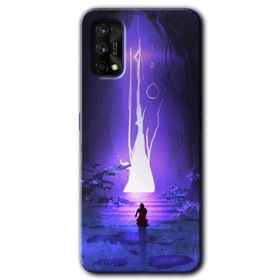 Realme 7 Pro Wanderer Silhouette Baskılı Uyumlu Silikon Kılıf