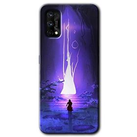 Realme 7 Pro Wanderer Silhouette Baskılı Uyumlu Silikon Kılıf