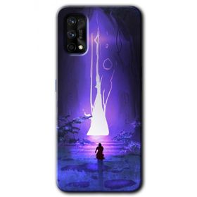 Realme 7 Pro Wanderer Silhouette Baskılı Uyumlu Silikon Kılıf