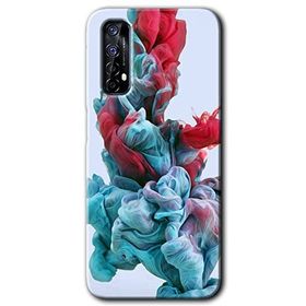 Realme 7 Renkli Karışım Baskılı Uyumlu Silikon Kılıf