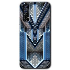 Realme 7 Retro Building Baskılı Uyumlu Silikon Kılıf