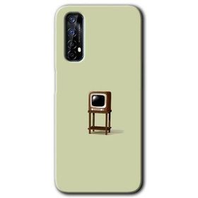 Realme 7 Retro TV Baskılı Uyumlu Silikon Kılıf