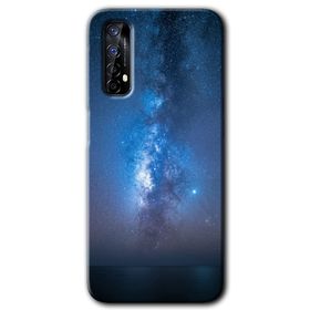 Realme 7 Samanyolu Baskılı Uyumlu Silikon Kılıf