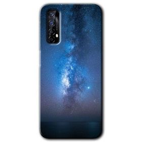 Realme 7 Samanyolu Baskılı Uyumlu Silikon Kılıf