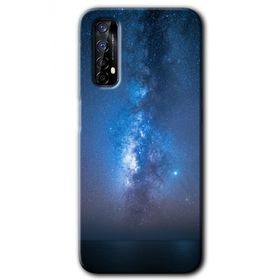 Realme 7 Samanyolu Baskılı Uyumlu Silikon Kılıf