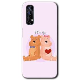 Realme 7 Sevgili Ayıcık Baskılı Uyumlu Silikon Kılıf