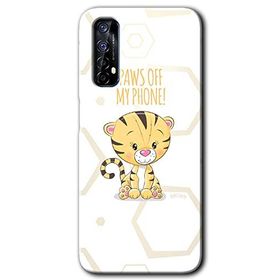 Realme 7 Sevimli Kedi 1 Baskılı Uyumlu Silikon Kılıf