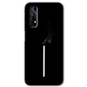 Realme 7 Sönmüş Kibrit Baskılı Uyumlu Silikon Kılıf