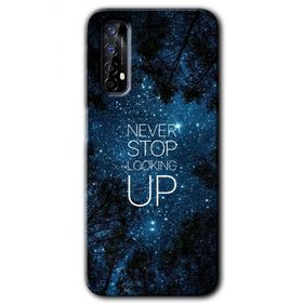Realme 7 Stars Wallpaper Baskılı Uyumlu Silikon Kılıf