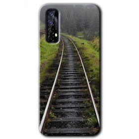 Realme 7 Tren Yolu Baskılı Uyumlu Silikon Kılıf