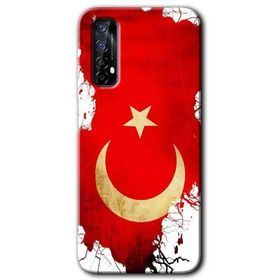 Realme 7 Türkiyem Baskılı Uyumlu Silikon Kılıf