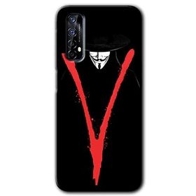 Realme 7 V for Baskılı Uyumlu Silikon Kılıf