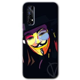 Realme 7 Vendetta Baskılı Uyumlu Silikon Kılıf