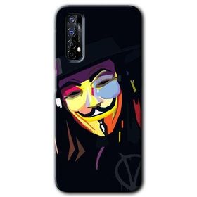 Realme 7 Vendetta Baskılı Uyumlu Silikon Kılıf