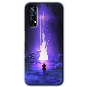 Realme 7 Wanderer Silhouette Baskılı Uyumlu Silikon Kılıf