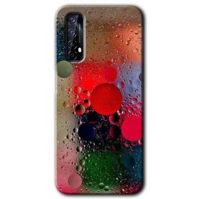 Realme 7 Wet Bubbles Baskılı Uyumlu Silikon Kılıf