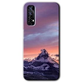 Realme 7 Zirve Baskılı Uyumlu Silikon Kılıf