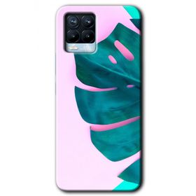 Realme 8 Pro 3D Yaprak Baskılı Uyumlu Silikon Kılıf