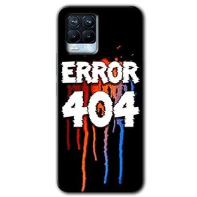 Realme 8 Pro 404 Error Baskılı Uyumlu Silikon Kılıf