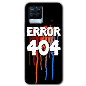 Realme 8 Pro 404 Error Baskılı Uyumlu Silikon Kılıf