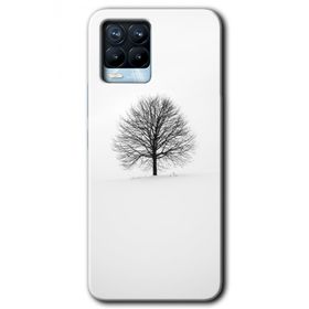 Realme 8 Pro Alone Tree Baskılı Uyumlu Silikon Kılıf
