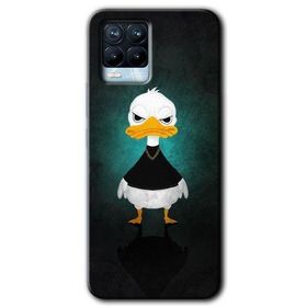 Realme 8 Pro Angry Duck Baskılı Uyumlu Silikon Kılıf