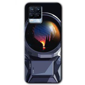 Realme 8 Pro Astronot Baskılı Uyumlu Silikon Kılıf