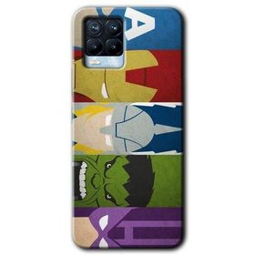 Realme 8 Pro Avengers 1 Baskılı Uyumlu Silikon Kılıf