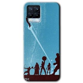 Realme 8 Pro Avengers Team Baskılı Uyumlu Silikon Kılıf