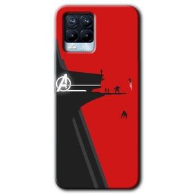 Realme 8 Pro Avengers Tower Baskılı Uyumlu Silikon Kılıf